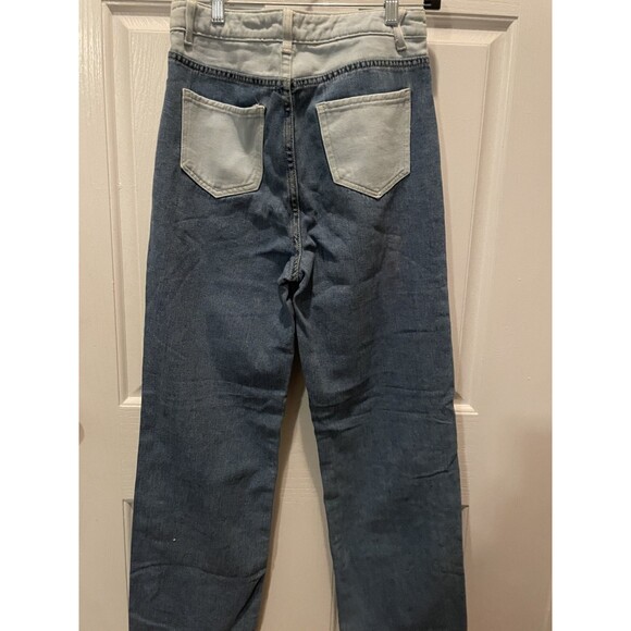 Small  Patchwork Color Block Jeans - Picture 6 of 6